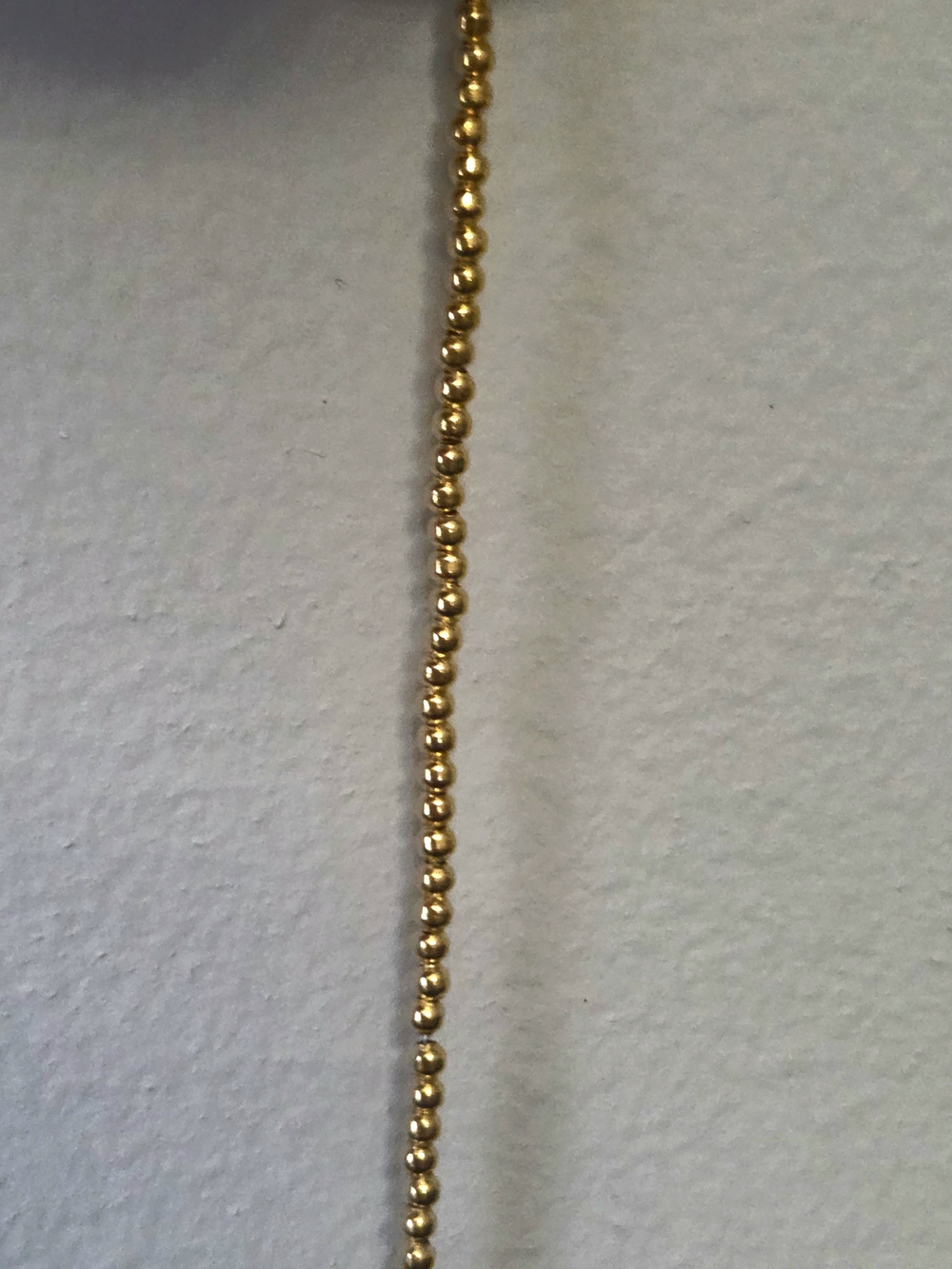 Bracelet Solid Gold 18K Fashion Vintage Charm AU750 Pure Gold with  Beads Design - Picture 6 of 9